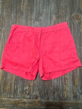 Cambridge Dry Goods Coral Cotton Shorts